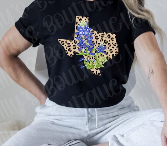 Texas Bluebonnet tee