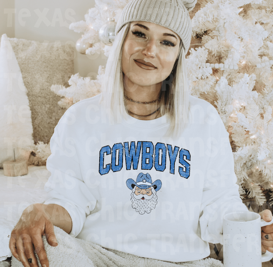 Cowboys Santa Sweatshirt