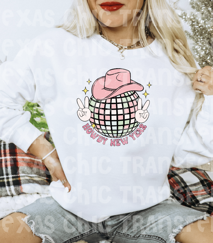 new years disco sweatshirt