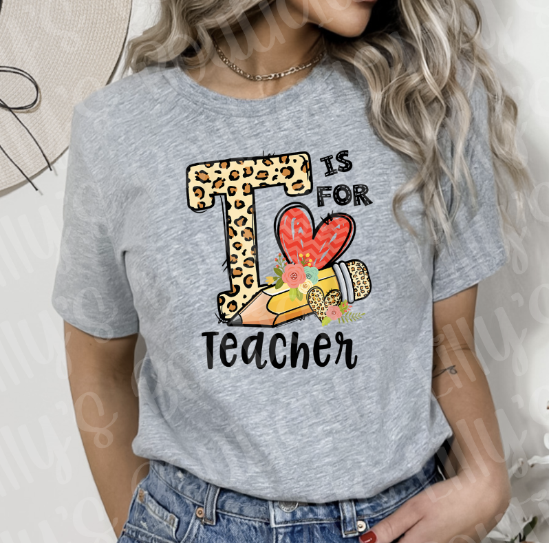 t is for teacher