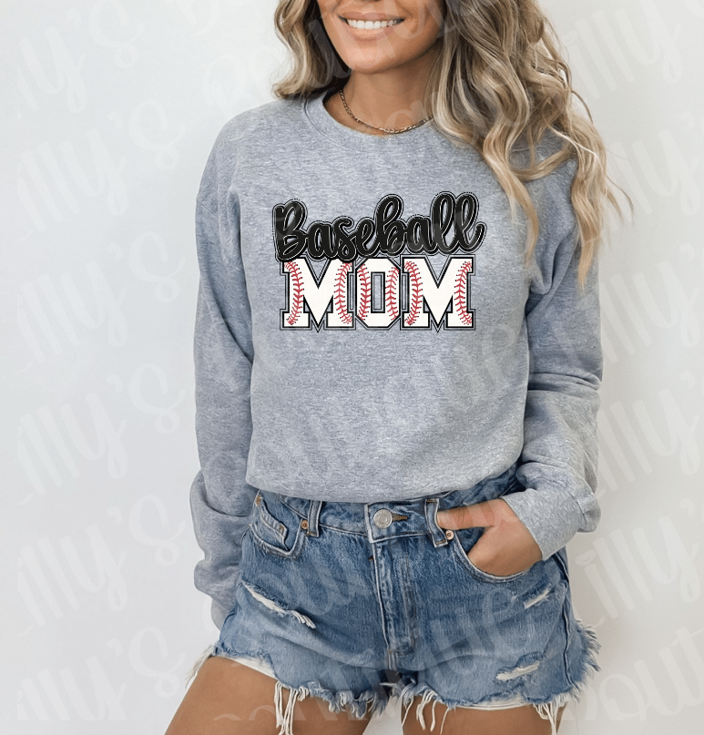 baseball mom sweatshirt