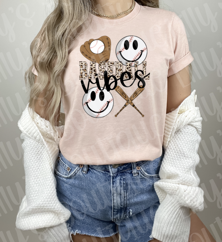 Baseball vibes tee