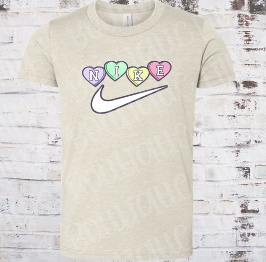 youth NKE heart tee