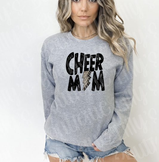 Cheer mom bolt sweatshirt