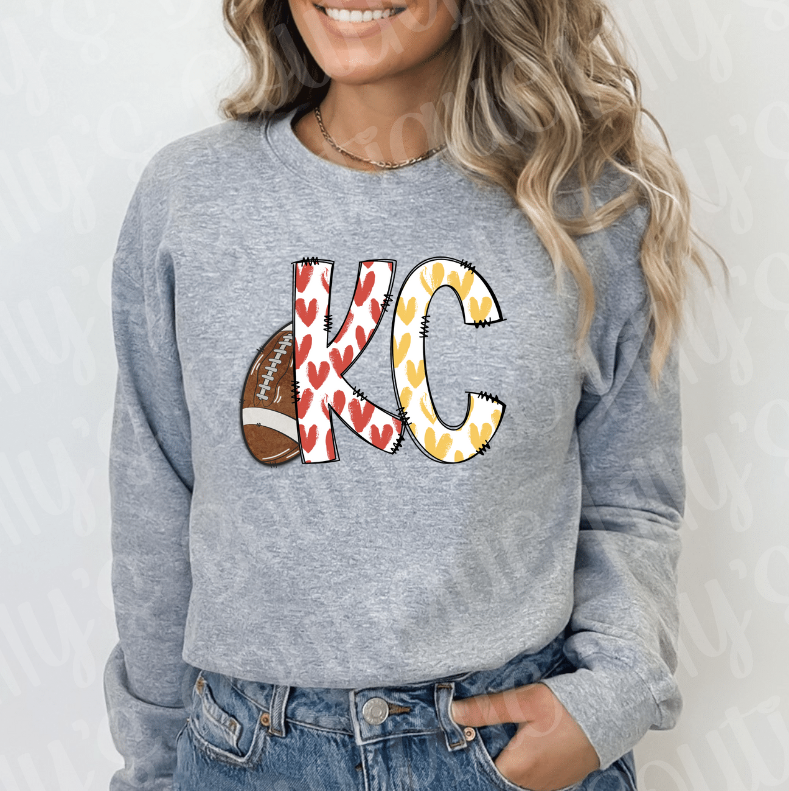 KC hearts sweatshirt