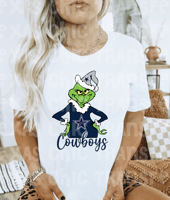 Cowboys Grinch Tee