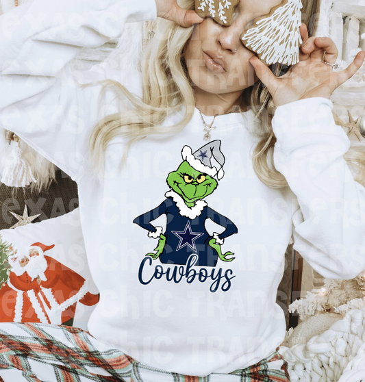 Cowboys Grinch Sweatshirt