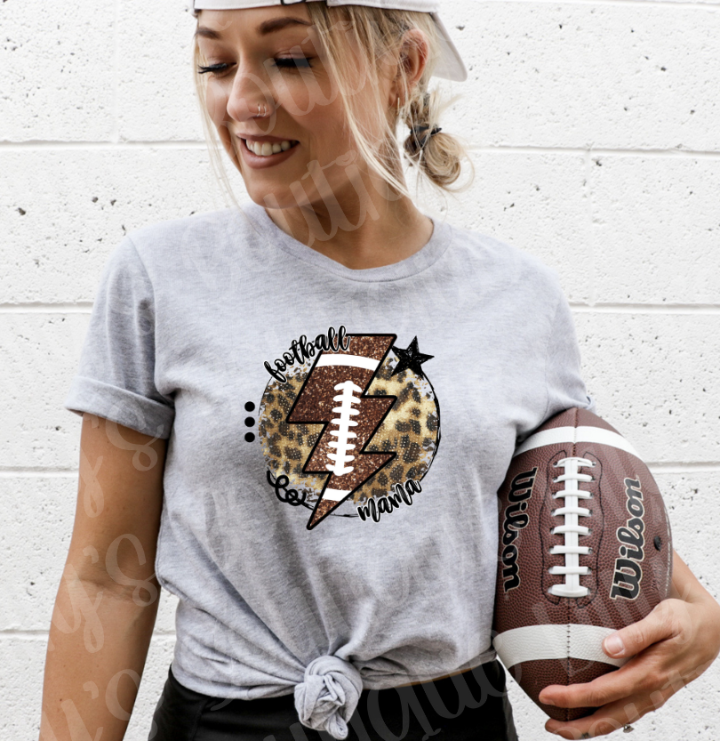 Football mama tee