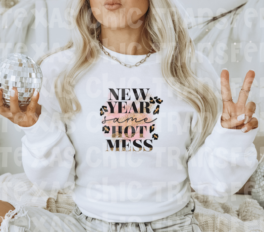 new year hott mess sweatshirt