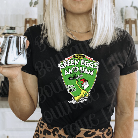 Green eggs and ham tee