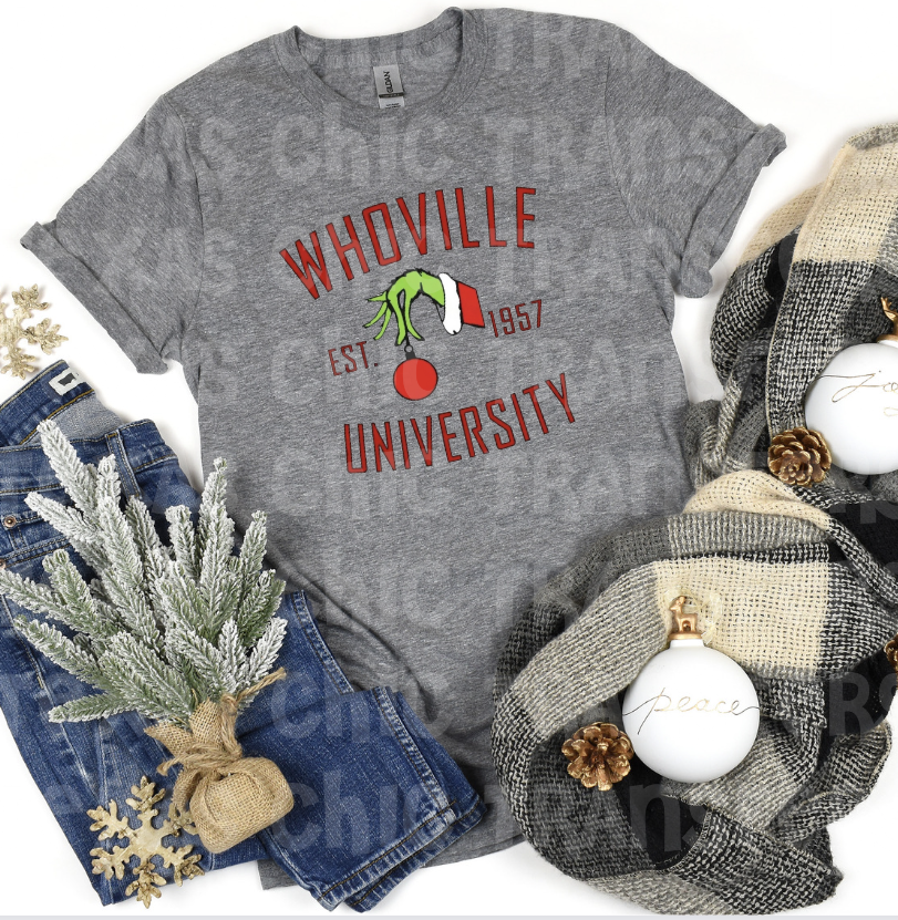 whoville university tee