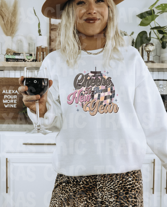 Cheers to the new year sweatshirt