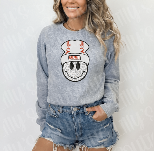 Baseball Happy Sweatshirt