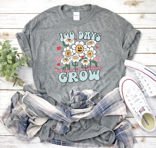 100 days of watching my Students grow tee