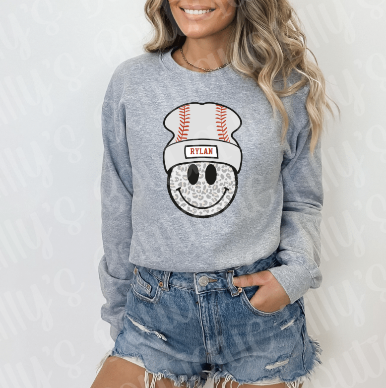 Baseball Happy Sweatshirt