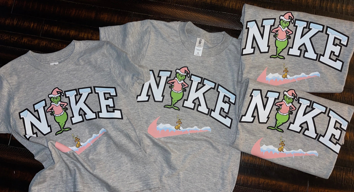 Pink Nike Grinch (kids)