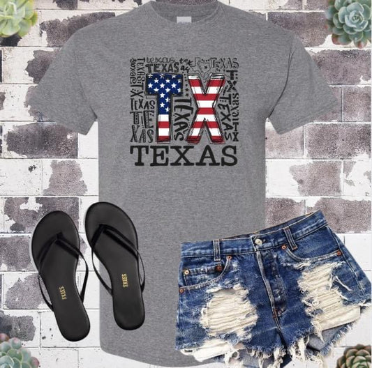 Texas ~ Red/White/Blue