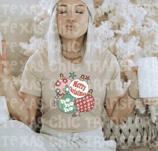 Merry Christmas Ornaments