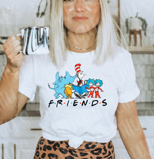 Dr suess friends tee